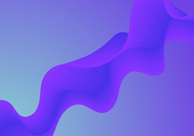 Abstract soft color fluid wave. Duotone geometric compositions with gradient 3d flow shape. Innovation mode vector