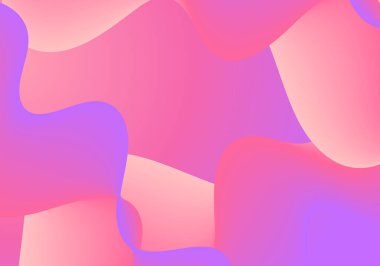 Trendy Minimalistic Fluid Blurred Gradient Background. Poster, Brochure, Advertisement, Banner