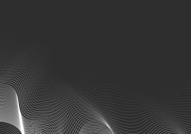 siyah arka plan ile paralel Gri çizgili ve renkli geçiş