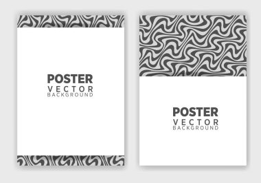 Vector abstract graphic design Poster . Vector vertical poster template, abstract design.
