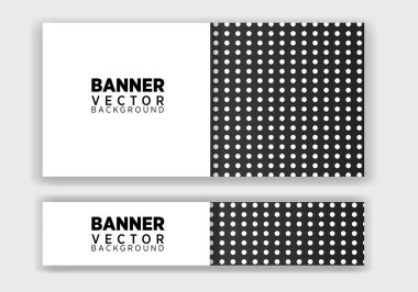 set of creative web banners of standard size with a place for text. Business ad banner. Poster and banner design template.