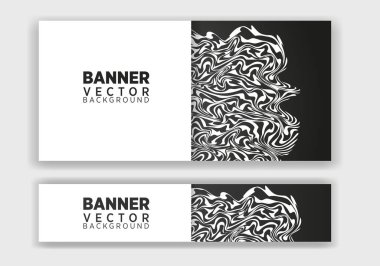 set of creative web banners of standard size with a place for text. Business ad banner. Poster and banner design template.