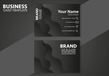 Simple and creative business cards design. modern visiting card template vector layout design.