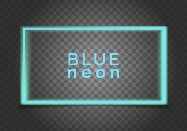 Marco Futurista Hud Azul Claro Formación Tecnológica Marcos Azules Cristal — Vector de stock