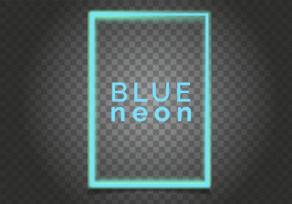 Marco Futurista Hud Azul Claro Formación Tecnológica Marcos Azules Cristal — Vector de stock