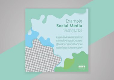 Sosyal medya mobil uygulamaları için web pankartı, pastel renklerde şık tasarım. Sosyal medya paylaşımı için tarafsız arkaplan