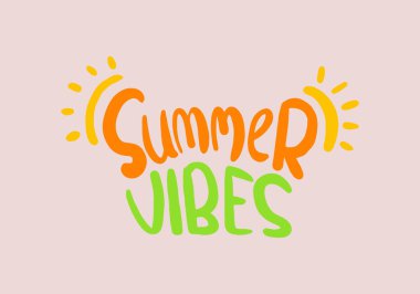 Güzel tropikal çizimler ve modaya uygun harfler. Güzel el yazısı çizimi. Etiketler, etiketler, tişörtler, afişler, etiketler için mükemmel. Vektör izole edilmiş ifadeler ve alıntılar.