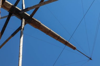 Ankara 'daki yel değirmeni kılıçlarına ayrıntı