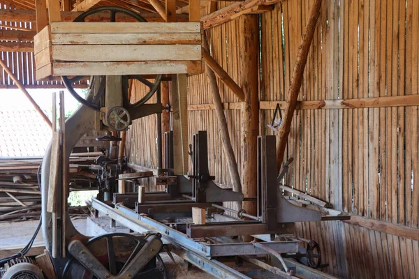 Old Sawmill Woodworking Workshop — Stock Photo, Image