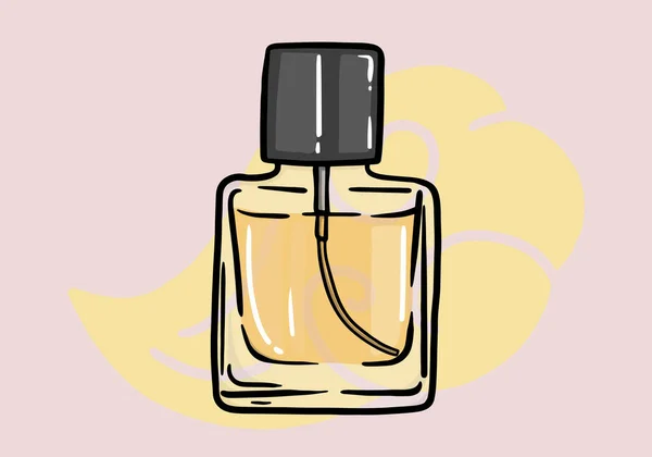 Frasco Perfume Frascos Vidrio Colores Frascos Con Pulverizador Bomba Aroma — Vector de stock