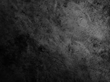 Grafik tasarımı veya duvar kâğıdı için klasik tarzda koyu çimento duvar arkaplanı. Beton zemin eski bir konsepte göre yaşlanmış..