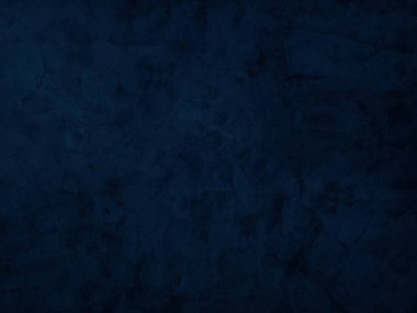 Grafik tasarımı veya duvar kağıdı için koyu sert beton duvar arka planı. Eski tarz, kirli, siyah ve mavi beton bir doku. Eski alçı zeminin gizemli ve korkunç bir yaşı var..