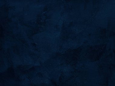 Grafik tasarımı veya duvar kağıdı için koyu sert beton duvar arka planı. Eski tarz, kirli, siyah ve mavi beton bir doku. Eski alçı zeminin gizemli ve korkunç bir yaşı var..