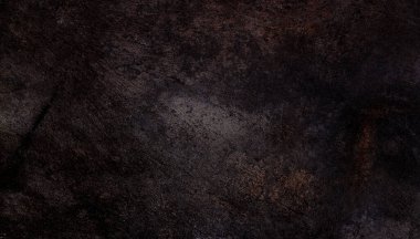 Grafik tasarımı veya duvar kâğıdı için klasik tarzda koyu çimento duvar arkaplanı. Beton zemin eski bir konsepte göre yaşlanmış..
