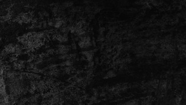 Grafik tasarımı veya duvar kâğıdı için klasik tarzda koyu çimento duvar arkaplanı. Beton zemin eski bir konsepte göre yaşlanmış..