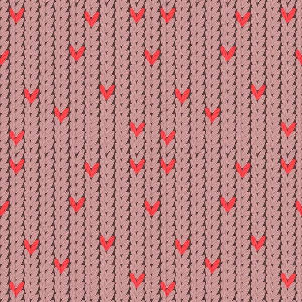 Knitted texture. Seamless knitted pattern brown.Warm wool sweater texture