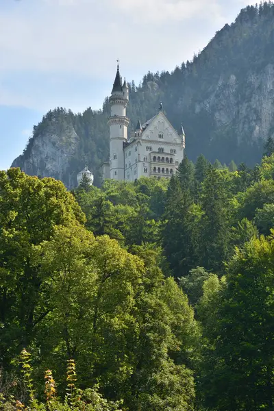 Castle Neuschwanstein Zuid Duitsland 2021 Castle Neuschwanstein Aan Noordelijke Rand — Stockfoto