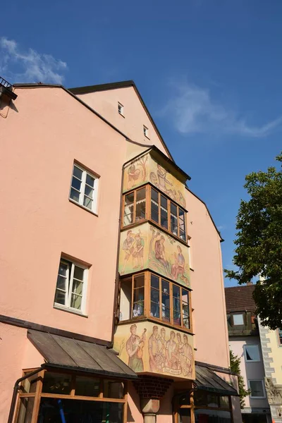 Füssen Süddeutschland 2021 Blick Die Historische Stadt Füssen Fssen Unterhalb — Stockfoto