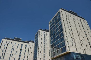 Astana (Nur-Sultan), Kazakistan 'ın başkenti Astana' daki modern binalar (Nur-Sultan)