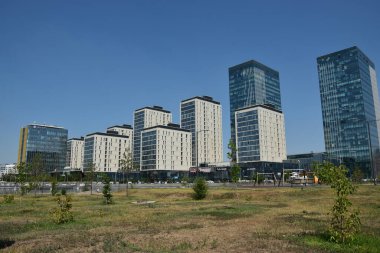 Astana (Nur-Sultan), Kazakistan: Astana 'daki Ultra modern binalar (Nur-Sultan), Kazakistan' ın başkenti
