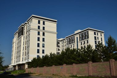 Astana (Nur-Sultan), Kazakistan - Astana 'daki modern binalar (Nur-Sultan), Kazakistan' ın başkenti