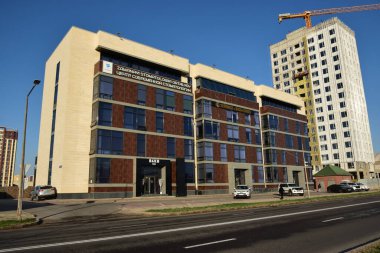 Astana (Nur-Sultan), Kazakistan - Astana 'daki modern binalar (Nur-Sultan), Kazakistan' ın başkenti