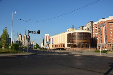 Astana (Nur-Sultan), Kazakistan - Astana 'daki modern binalar (Nur-Sultan), Kazakistan' ın başkenti