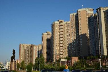 Astana (Nur-Sultan), Kazakistan - Astana 'daki modern binalar (Nur-Sultan), Kazakistan' ın başkenti
