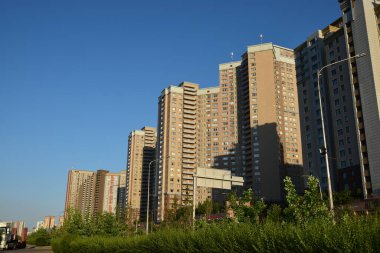 Astana (Nur-Sultan), Kazakistan - Astana 'daki modern binalar (Nur-Sultan), Kazakistan' ın başkenti