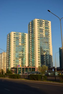 Astana (Nur-Sultan), Kazakistan - Astana 'daki modern binalar (Nur-Sultan), Kazakistan' ın başkenti