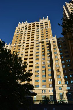 Astana (Nur-Sultan), Kazakistan - Astana 'daki modern binalar (Nur-Sultan), Kazakistan' ın başkenti