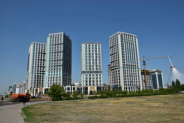 Astana Nur Sultan Kazajistán Edificios Ultramodernos Astana Nur Sultan Capital — Foto de Stock