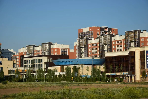 Astana Nur Sultan Kazachstan Nowoczesne Budynki Astanie Nur Sultan Stolicy — Zdjęcie stockowe