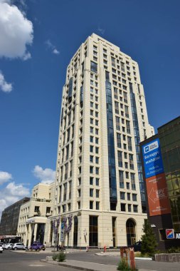 Astana (Nur-Sultan), Kazakistan - Astana 'daki modern binalar (Nur-Sultan), Kazakistan' ın başkenti