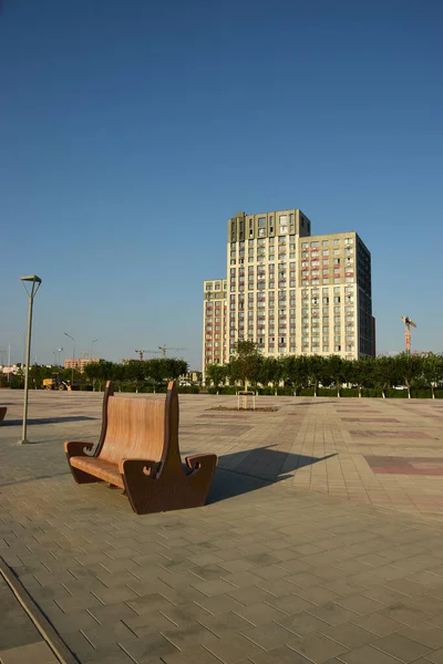 阿斯塔纳 努尔苏丹 哈萨克斯坦 哈萨克斯坦首都阿斯塔纳 努尔苏丹 的超级现代建筑 — 图库照片