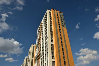 Astana (Nur-Sultan), Kazakistan 'ın başkenti Astana' daki modern binalar (Nur-Sultan)