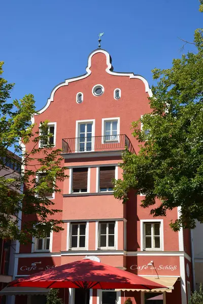 Ingolstadt, Bavyera, Almanya - 08.06.2024: Ingolstadt 'taki tarihi binalar