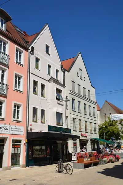 Ingolstadt, Bavyera, Almanya - 08.06.2024: Ingolstadt 'taki tarihi binalar