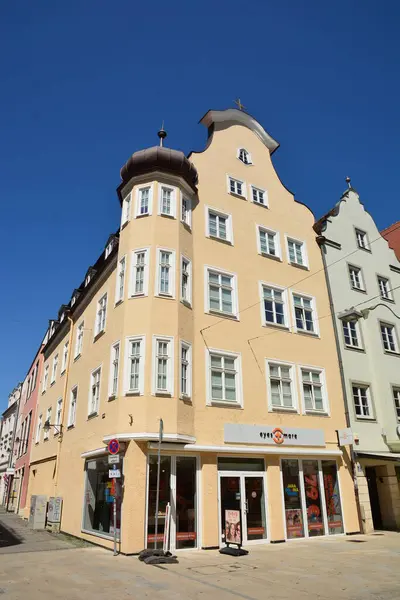 Ingolstadt, Bavyera, Almanya - 08.06.2024: Ingolstadt 'taki tarihi binalar