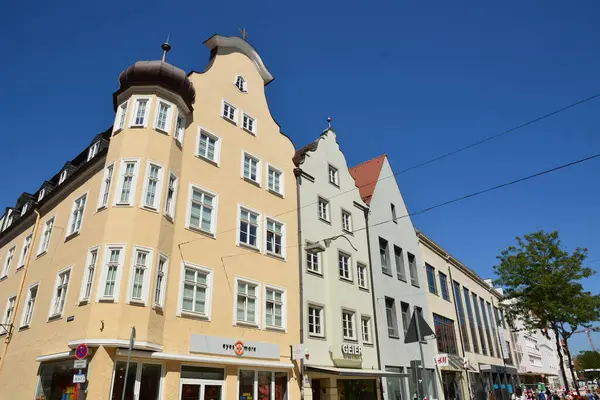 Ingolstadt, Bavyera, Almanya - 08.06.2024: Ingolstadt 'taki tarihi binalar