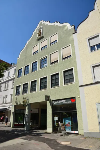 Ingolstadt, Bavyera, Almanya - 08.06.2024: Ingolstadt 'taki tarihi binalar