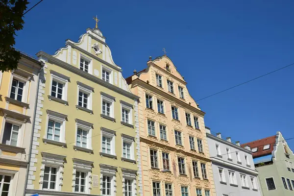 Ingolstadt, Bavyera, Almanya - 08.06.2024: Ingolstadt 'taki tarihi binalar