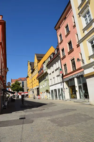 Ingolstadt, Bavyera, Almanya - 08.06.2024: Ingolstadt 'taki tarihi binalar