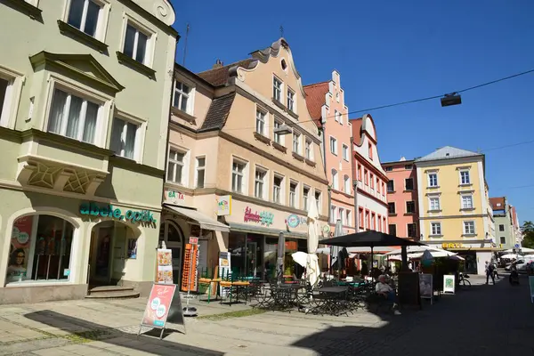 Ingolstadt, Bavyera, Almanya - 08.06.2024: Ingolstadt 'taki tarihi binalar