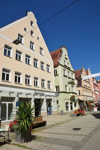 Ingolstadt, Bavyera, Almanya - 08.06.2024: Ingolstadt 'taki tarihi binalar