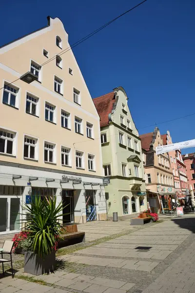 Ingolstadt, Bavyera, Almanya - 08.06.2024: Ingolstadt 'taki tarihi binalar