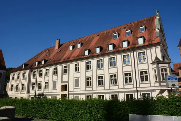 Eichsttt, Almanya 08.11.2024: Almanya 'nın Bavyera bölgesindeki Eichsttt kasabasında tarihi binalar