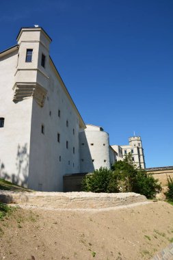 Eichsttt, Almanya 08.11.2024: Almanya 'nın Bavyera bölgesi yakınlarındaki WILLIBALDSBURG kalesinin (WILLIBALDSBURG) bir kısmı