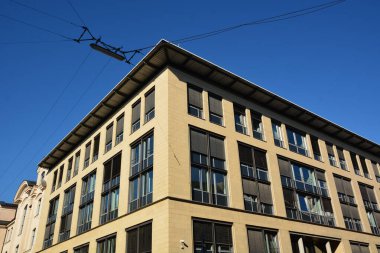 Münih, Bavyera, Almanya - 08.11.2024: Münih 'teki tarihi yapılar