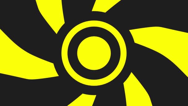 Серый Желтый Фон Интро Завершающего Скринсейвера Отрисовка Анимации — стоковое видео